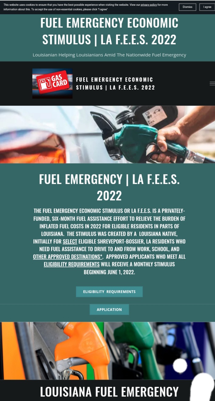 Fuel Emergency Economic Stimulus | LA F.E.E.S 2022-created by Greshun De Bouse #lafees2022